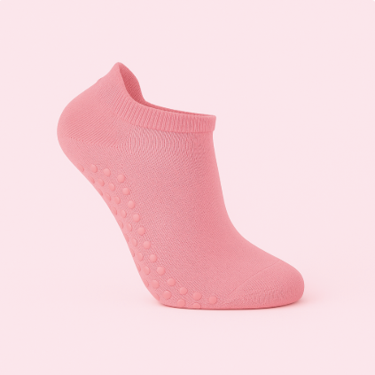 Pink Anti-Slip Socks