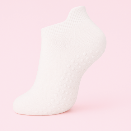 White Anti-Slip Socks