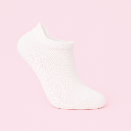 White Anti-Slip Socks